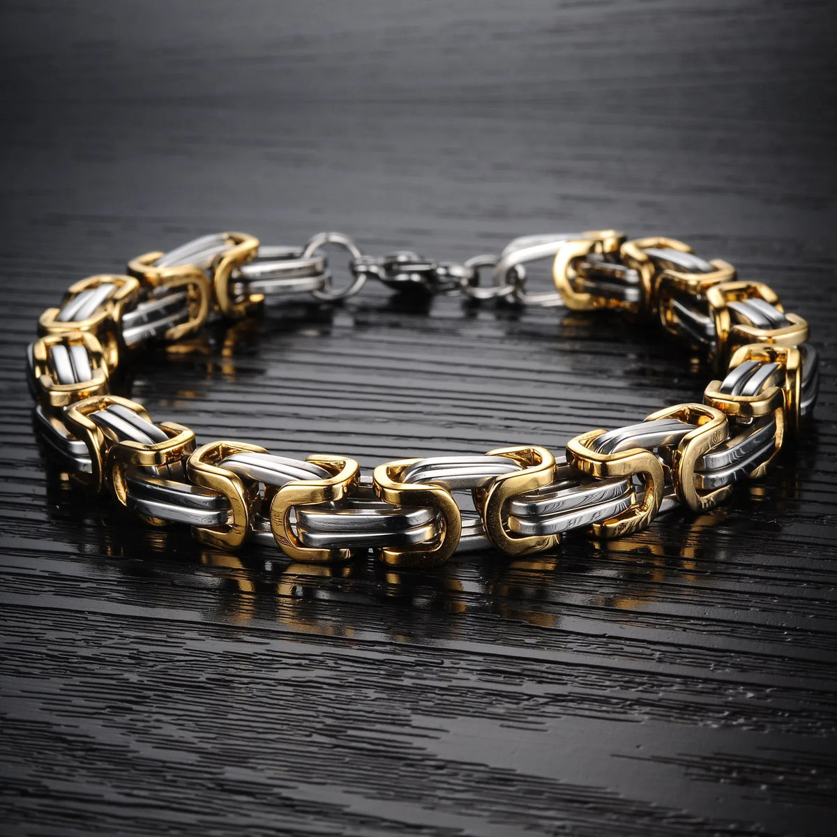 Stainless Steel Biker Bracelet