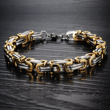 Stainless Steel Biker Bracelet