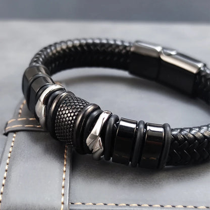 Men's Beaded Charm