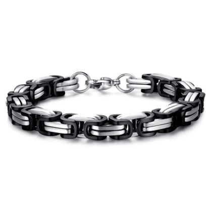 Stainless Steel Biker Bracelet