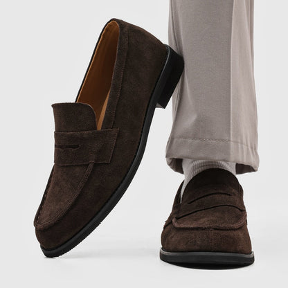 Flat Faux Suede Loafers