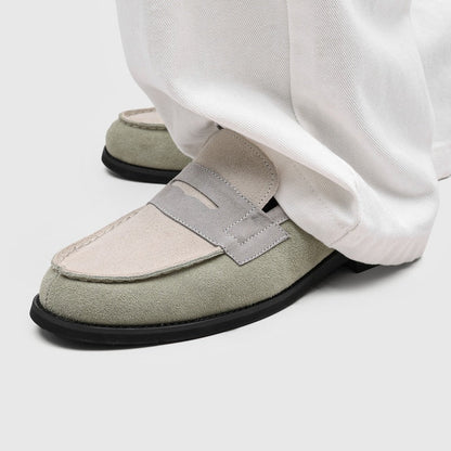 Flat Faux Suede Loafers