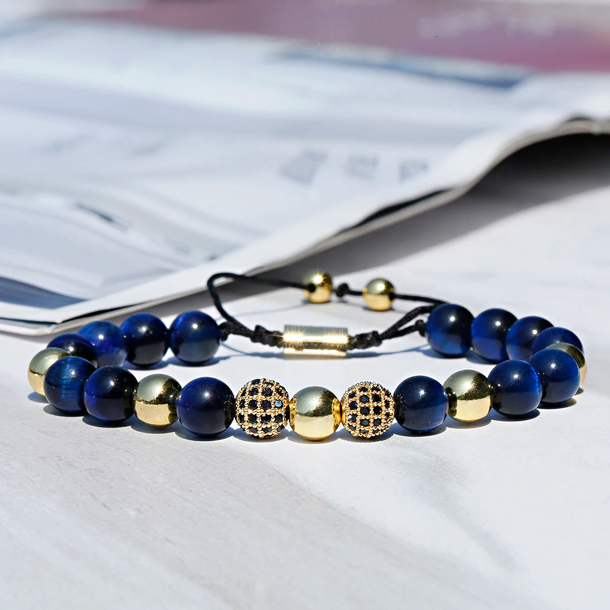 Zircon Ball Beaded Bracelet