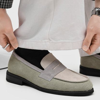 Flat Faux Suede Loafers