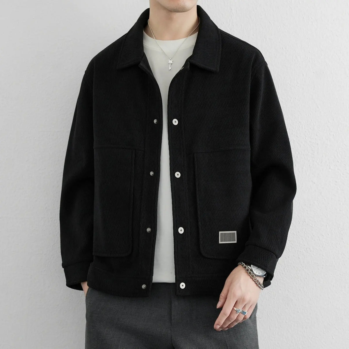 Loose Fit Cardigan Jacket