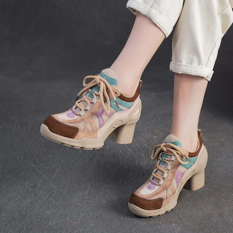 Colour High Heel Pumps