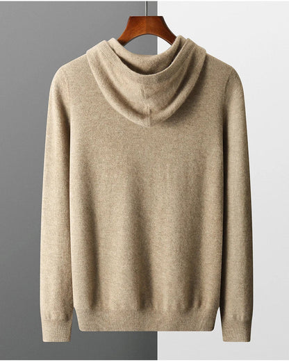 Merino Wool Hooded Sweatshirt