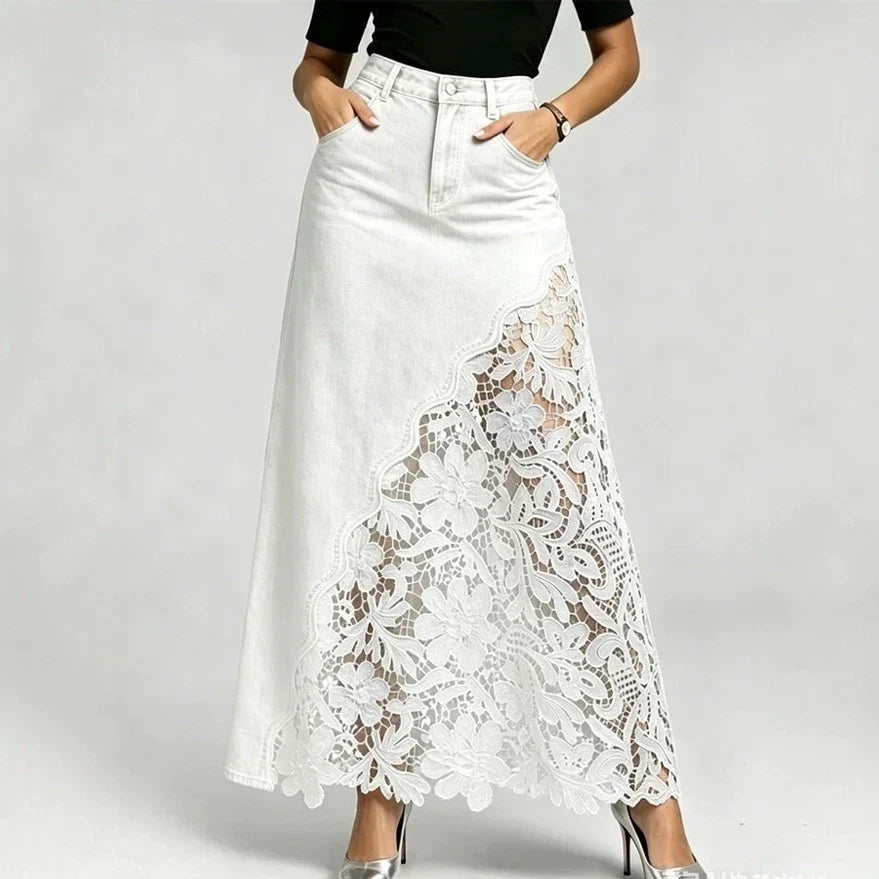 Waist Lace Splicing Streetwear