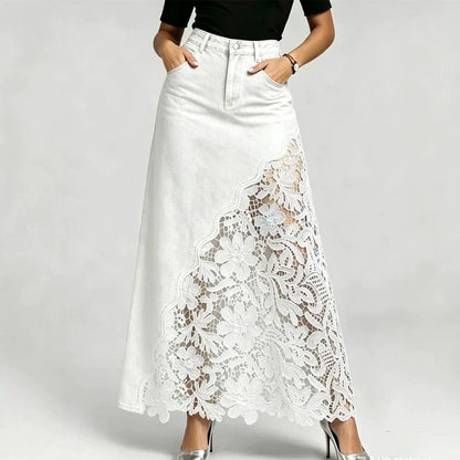 Waist Lace Splicing Streetwear