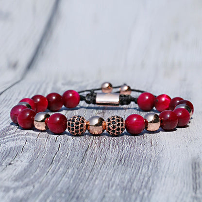Zircon Ball Beaded Bracelet