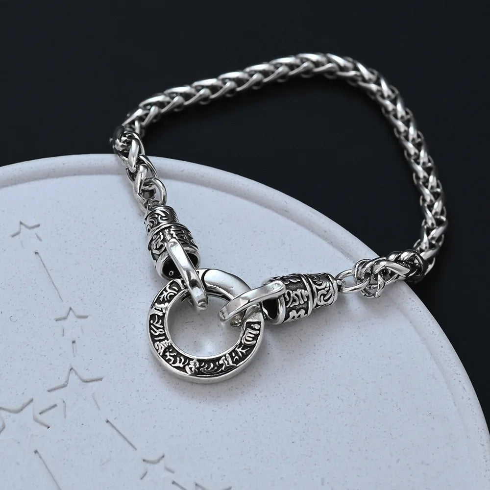 Silver Geometric Cuff Bracelet