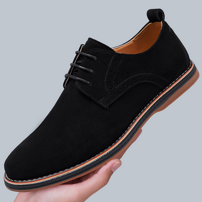 Suede Brogue Leather Shoes