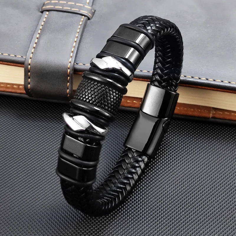 Men's Beaded Charm