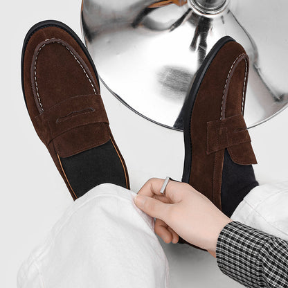 Flat Faux Suede Loafers