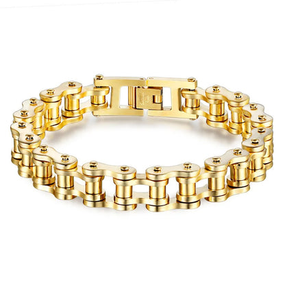 Steel Biker Chain Bracelet