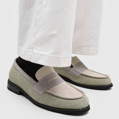 Flat Faux Suede Loafers