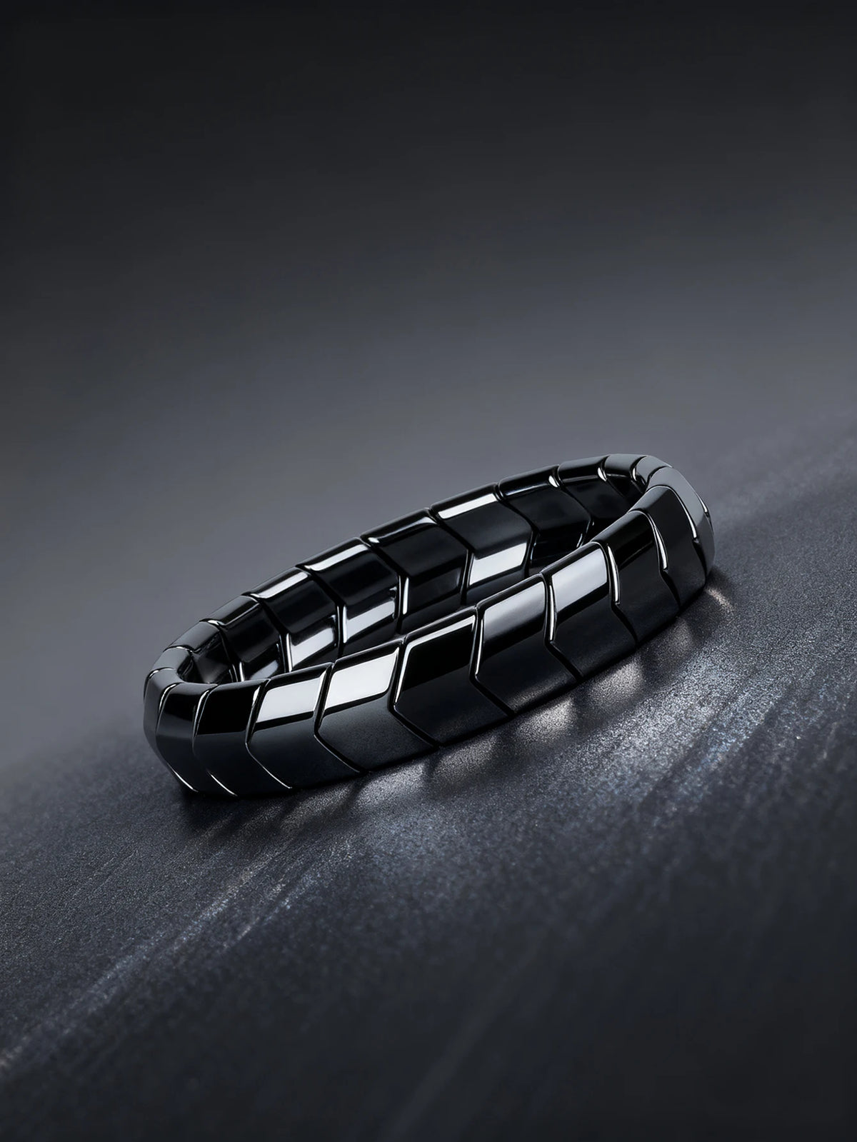 Hematite Arrow Bead Bracelet