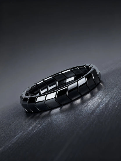 Hematite Arrow Bead Bracelet