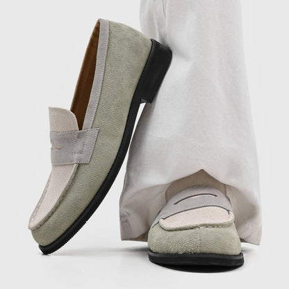 Flat Faux Suede Loafers