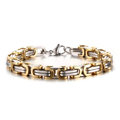 Stainless Steel Biker Bracelet