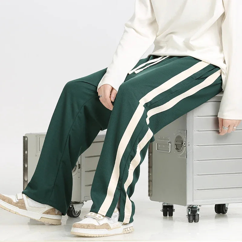 Straight-Leg Lounge Trousers