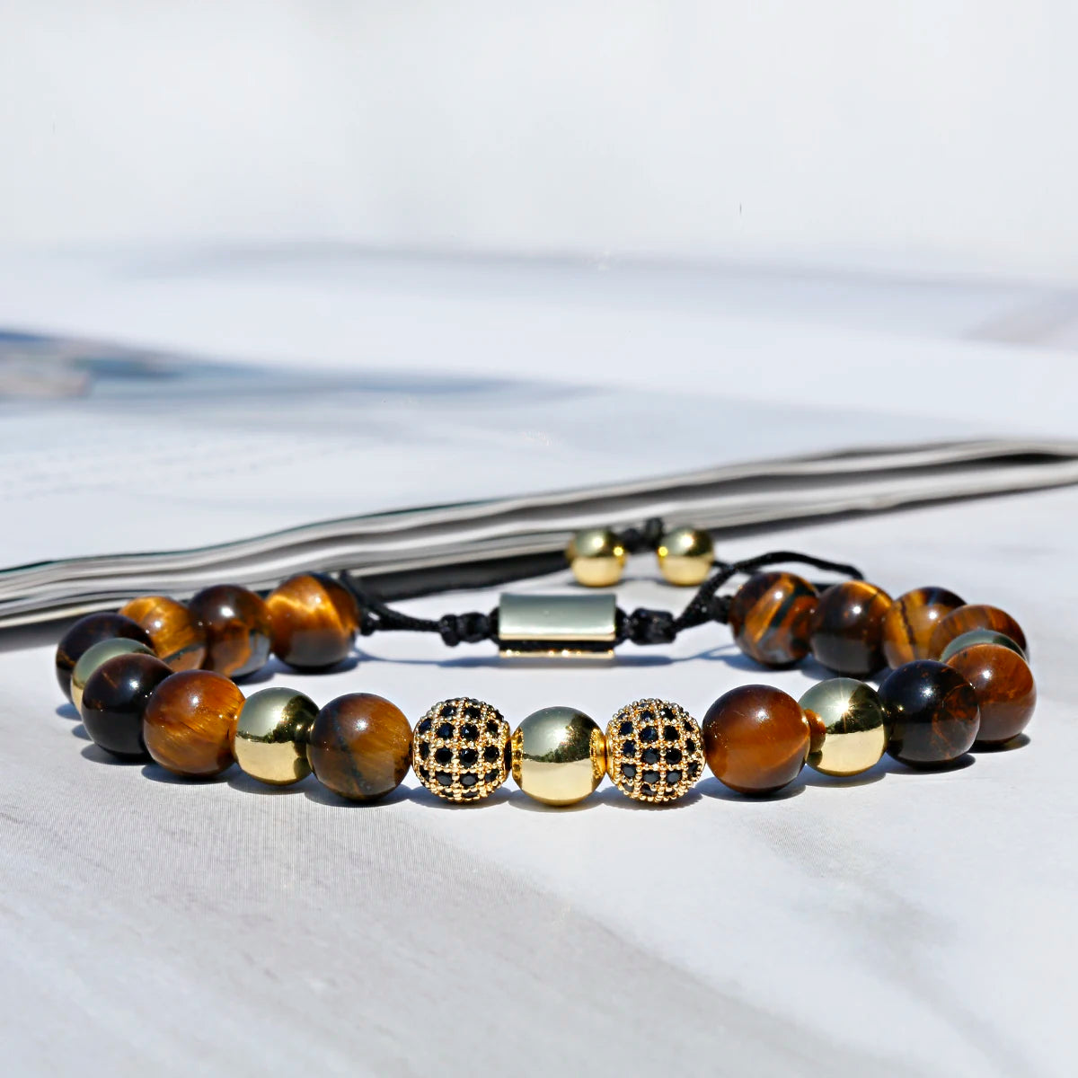 Zircon Ball Beaded Bracelet