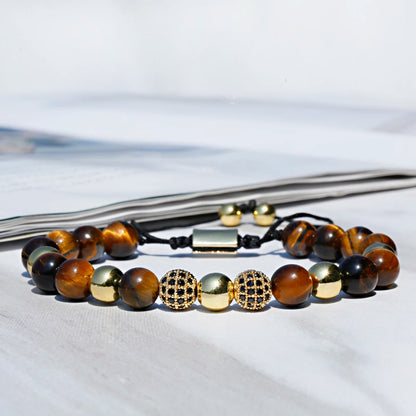 Zircon Ball Beaded Bracelet