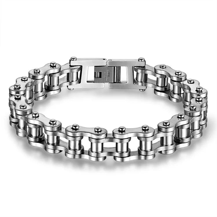 Steel Biker Chain Bracelet