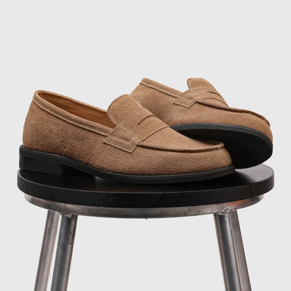 Flat Faux Suede Loafers