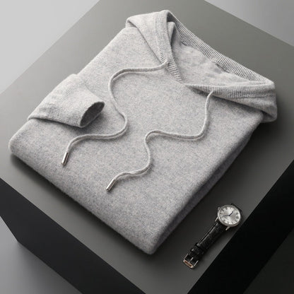Merino Wool Hooded Sweatshirt