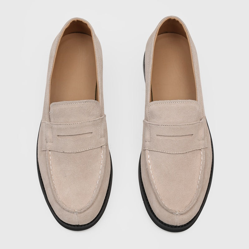 Flat Faux Suede Loafers