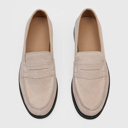 Flat Faux Suede Loafers