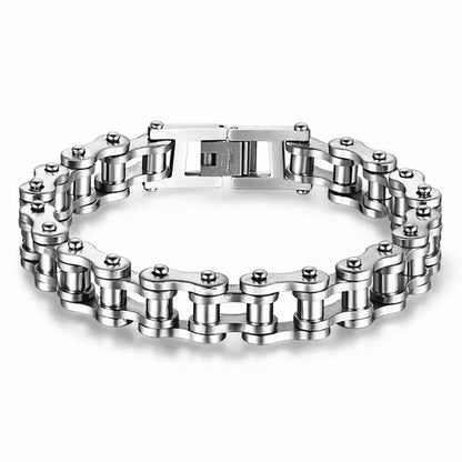 Steel Biker Chain Bracelet