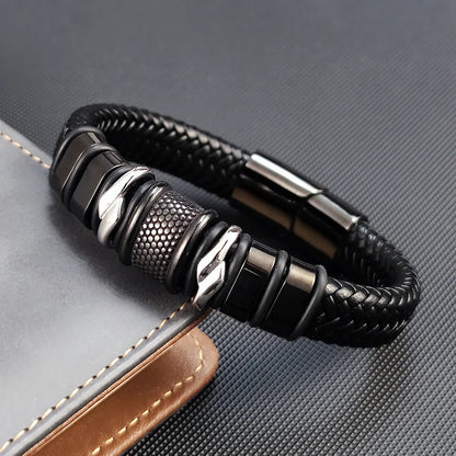 Men's Beaded Charm