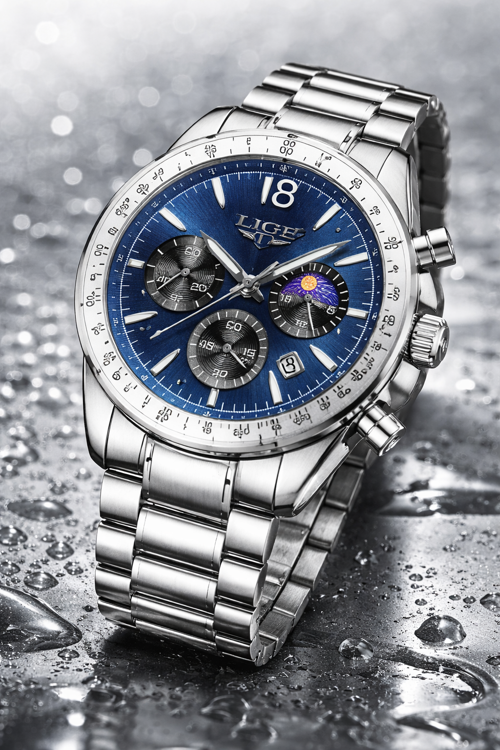 Luxury Chronograph Quartz Watch