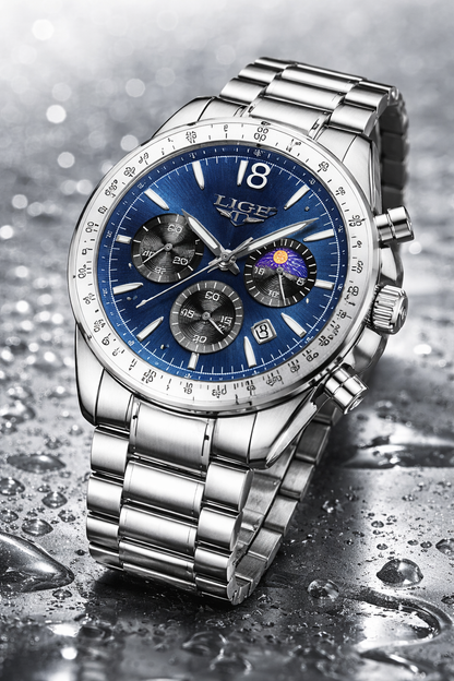 Luxury Chronograph Quartz Watch