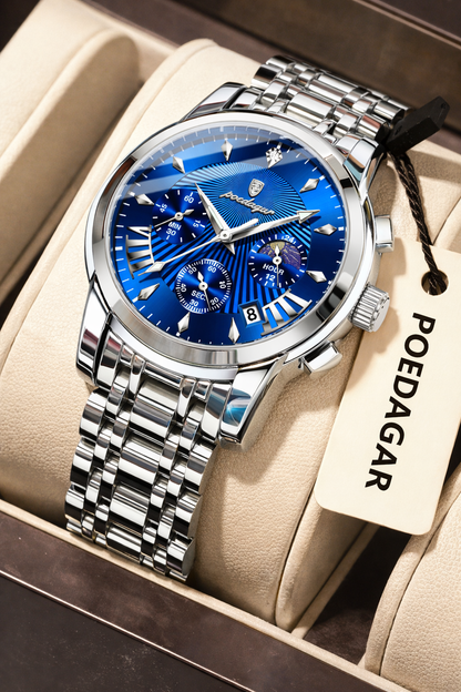 Tactical Stainless Steel Wristwatch