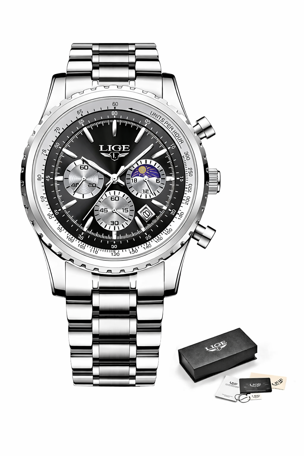 Luxury Chronograph Quartz Watch