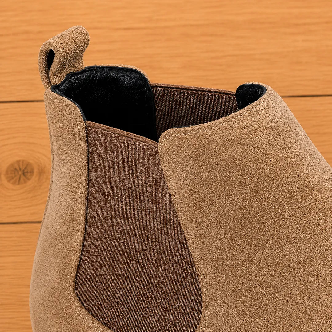 Double Elastic Chelsea Boots