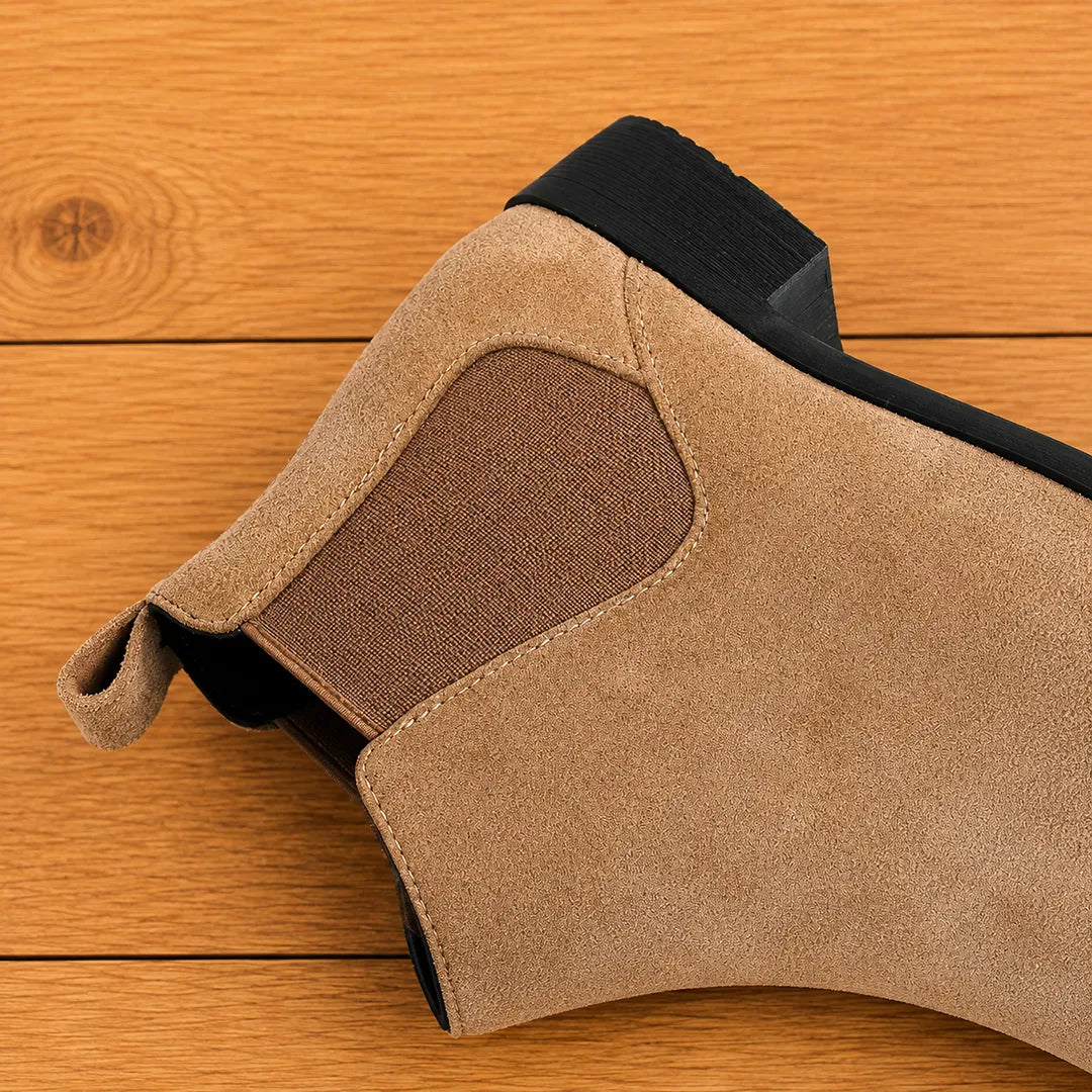 Double Elastic Chelsea Boots