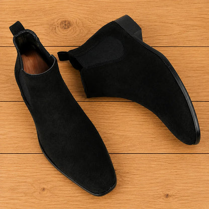 Double Elastic Chelsea Boots