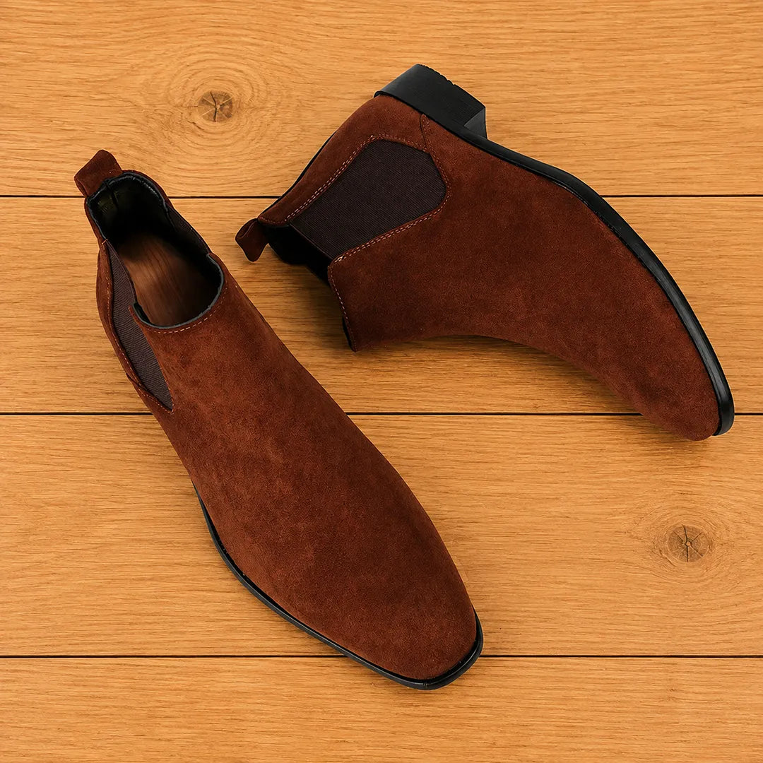 Double Elastic Chelsea Boots