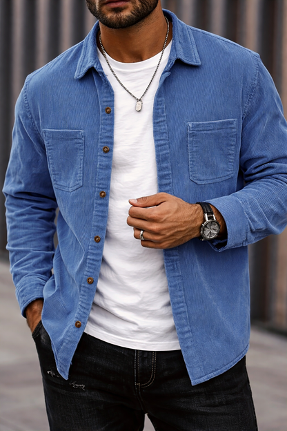 Corduroy Casual Shirt Jacket