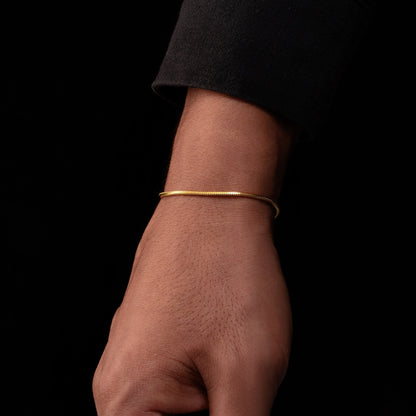 Chain Square Pendant Bracelet