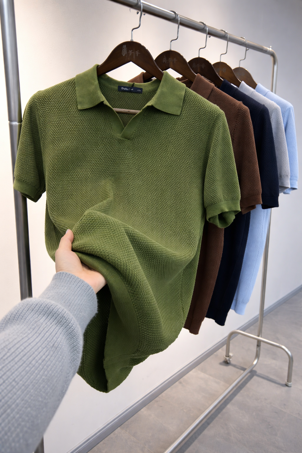 Knit Casual Polo Shirt
