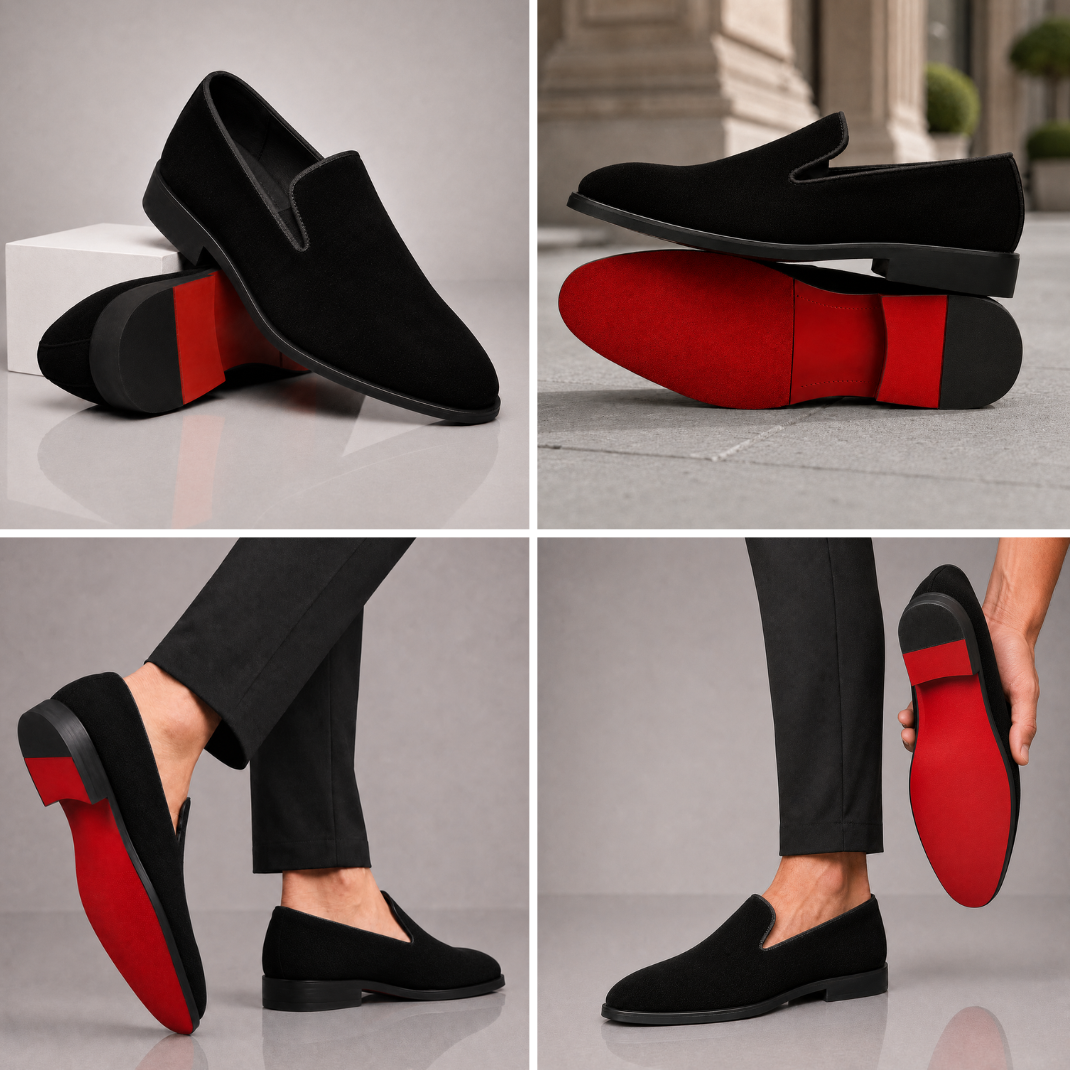 Men's Red Bottom Loafers