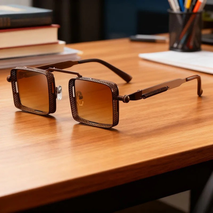 Punk Style Hollow Sunglasses
