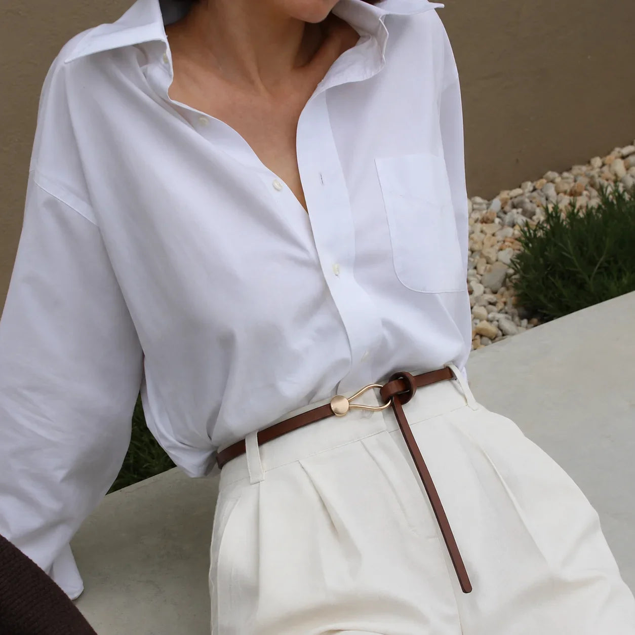 No-Hole Knotted Belt