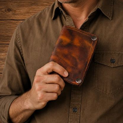 Vintage Leather Roll-Up