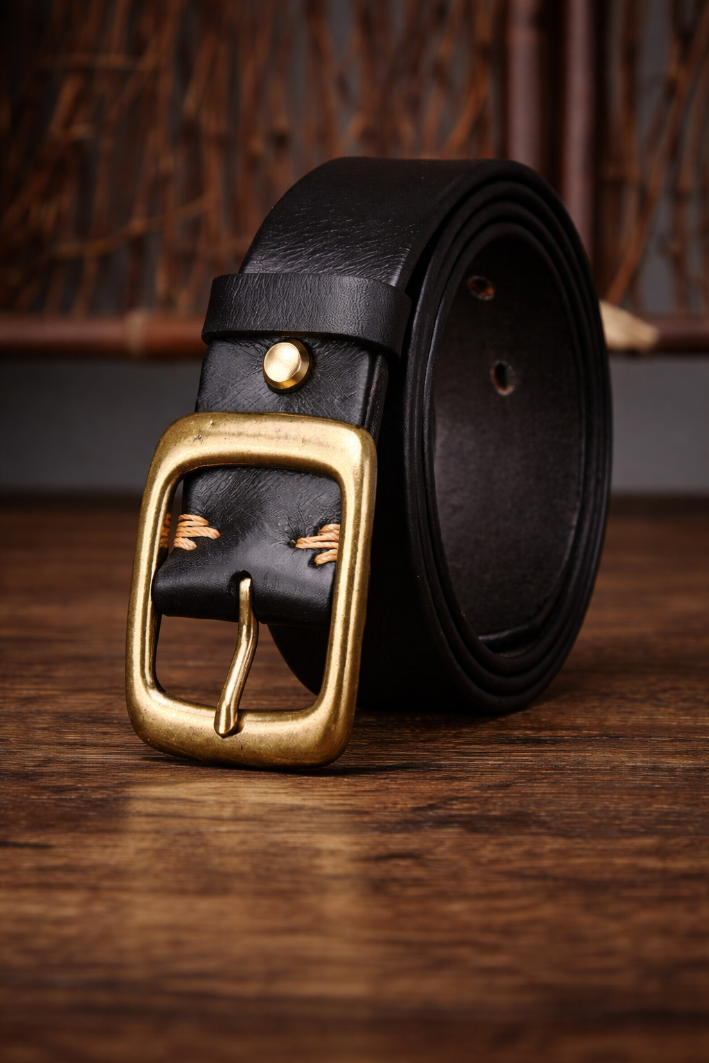 Retro Cowskin Leather Belt